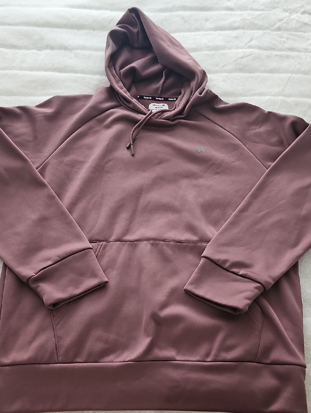 Hurley Mauve Pullover Hoodie with Subtle Logo